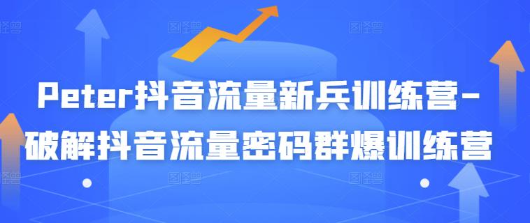 Peter抖音流量新兵训练营-破解抖音流量密码群爆训练营（新兵）网创吧-网创项目资源站-副业项目-创业项目-搞钱项目创业联盟